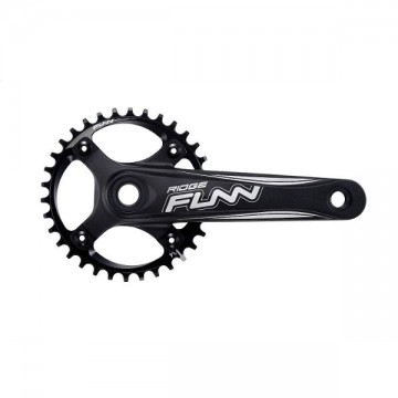 Angrenaj Funn Ridge Solo  Alu.6061  BB 68/73mm  BCD 64/104  32T  brate 170mm  negru  ptr.10 vit  AM