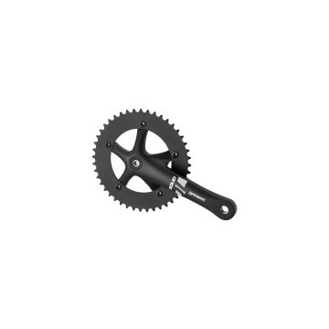 Angrenaj prowheel Solid-244T-F-1  alu  negru  170mm  1/8x44T alu  neagra (foi schimbabile) OEM