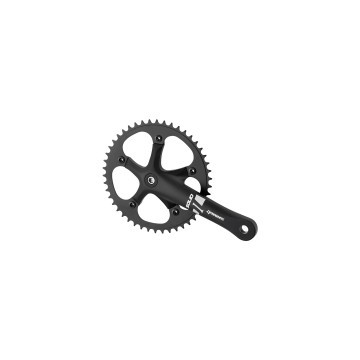 Angrenaj prowheel Solid-244T-F  alu  negru  175mm  3/32x44T alu  neagra (foi schimbabile) OEM